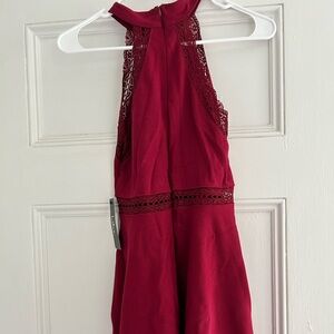 Lulus mini dress with lace